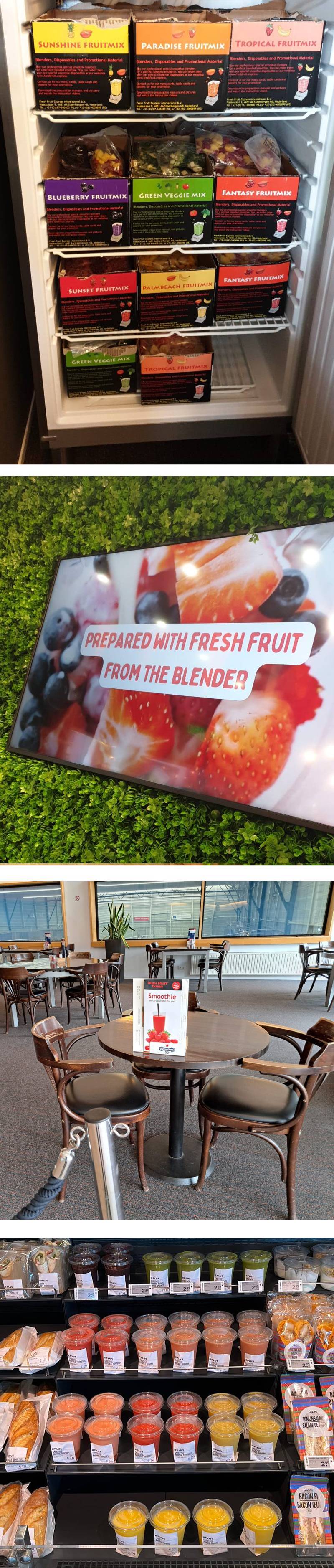 fresh fruit express concept collage impression