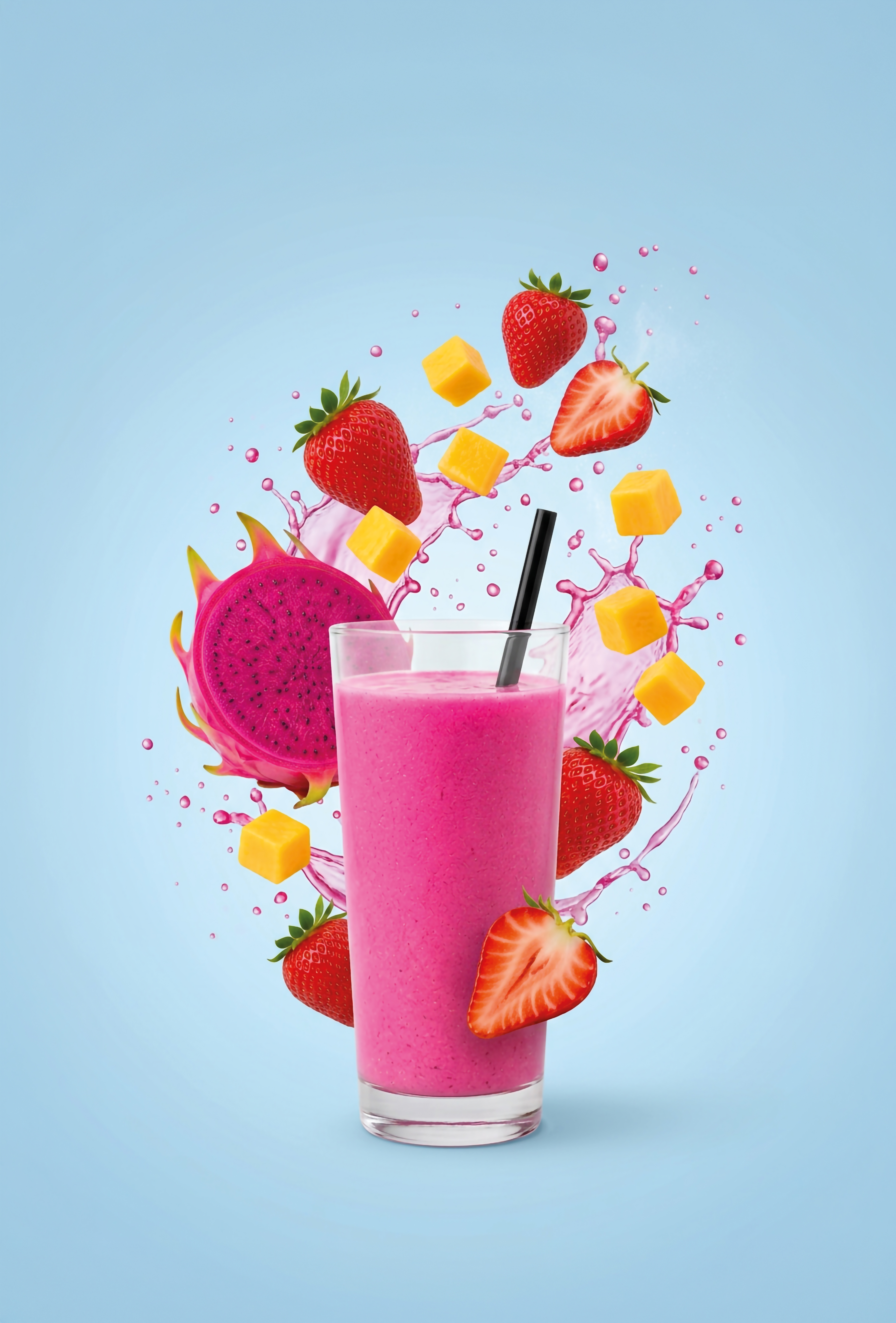 New Pink Dragon Smoothie mix!